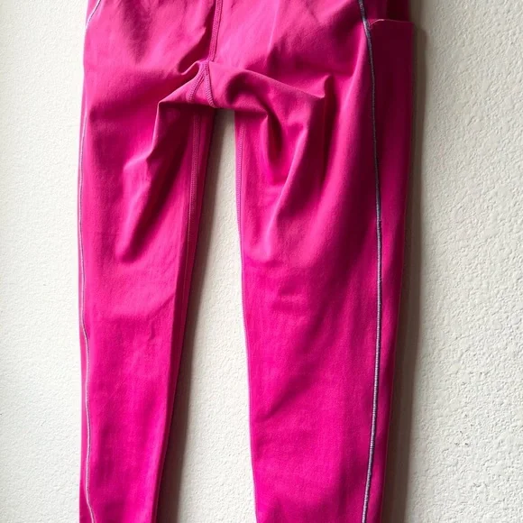 SPLITS59 Tread Highwaist Techflex 7/8 Legging Dragonfruit Pink Sz S